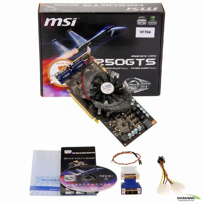 MSI 지포스 GTS250 N250GTS-2D512 싸이클론3 512MB VF704 웨이코스_이미지