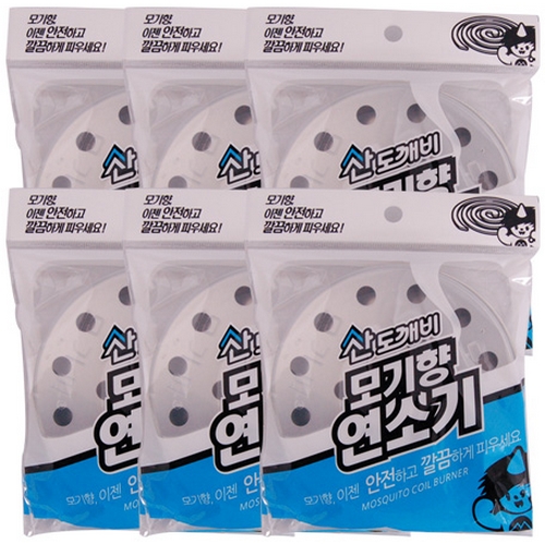 산도깨비 모기향 연소기 (6개)