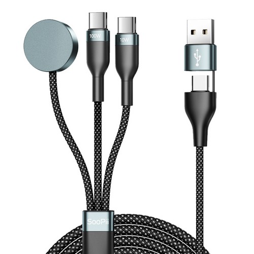 SooPii PD PPS Type 멀티 to 멀티 100W 케이블 S61 (1.2m)_이미지