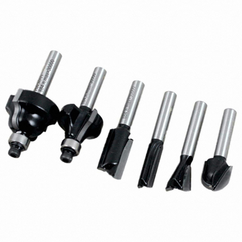 보쉬 6mm 루터 트리머 비트 세트 6pcs_이미지