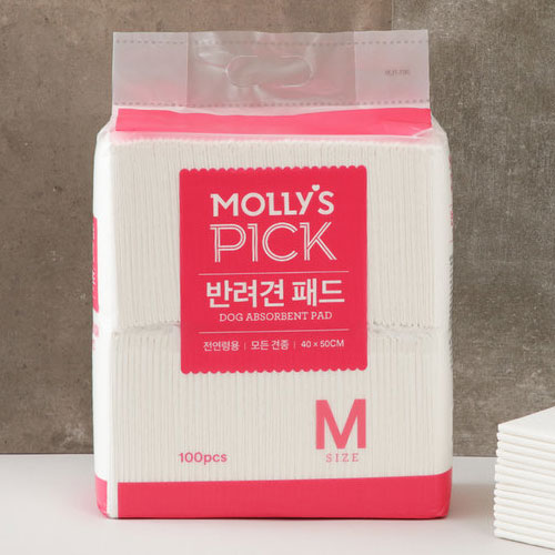 몰리스 픽 반려견 패드 M 100매 (4개)_이미지