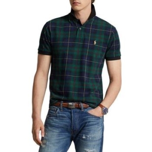 랄프로렌 폴로 폴로 플레이드 코튼 피케 폴로셔츠 카라티 더 폴로셔츠 카라티 타탄 8183507