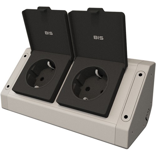 2구 노출형 매직 코너 콘센트 BIB002