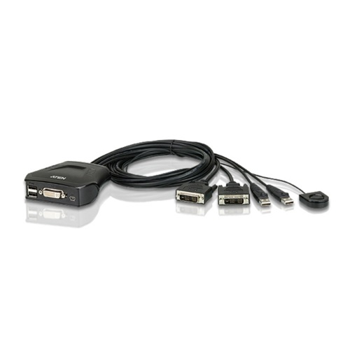 ATEN 2��Ʈ USB DVI KVM ����ġ (CS22D)