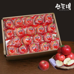산들네 껍질째 먹는 경북 세척사과 3kg (2개)_이미지