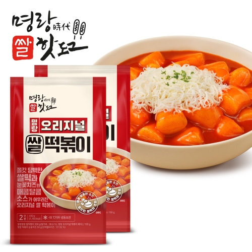 명랑핫도그 오리지널 쌀 떡볶이 450g (2개)