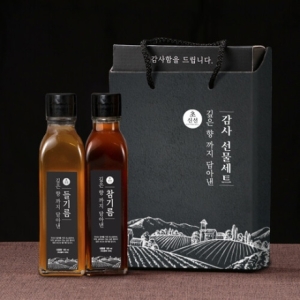  우리농산 국내산 참기름 들기름 감사선물세트 [1개]