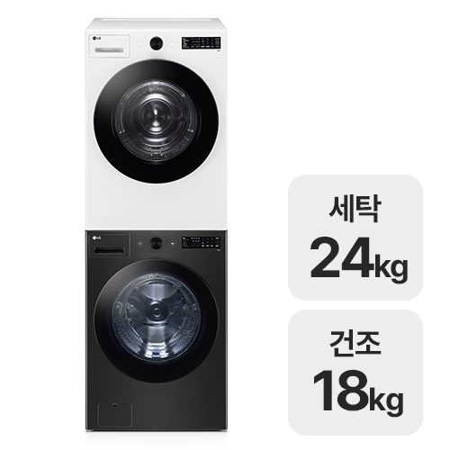 LG전자 트롬 오브제컬렉션 FG24KN + RG18WN_이미지
