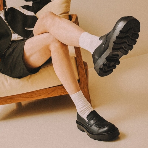 마이애미프로젝트 m2508 작센 코만도 베이직 페니 로퍼 BLACK 133234_이미지