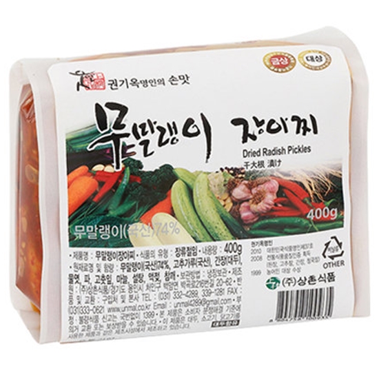 상촌식품 권기옥명인 무말랭이장아찌 400g (1개)_이미지