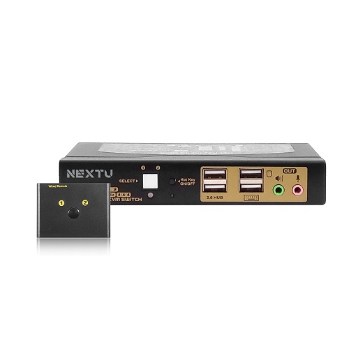 이지넷유비쿼터스 NEXTU NEXT-8002KVM-DP 2:1 KVM 스위치