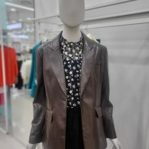 꼼빠니아 카라 가죽 자켓 CAEW9-WLJ710