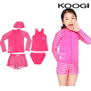 쿠기 여아 5종 집업 래쉬가드팬츠 세트 KG-K601_이미지