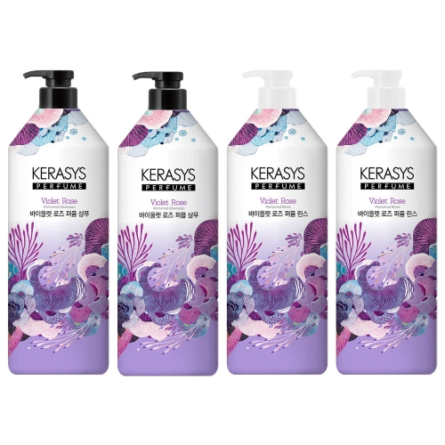 케라시스 바이올렛 로즈 퍼퓸 샴푸 1000ml 2개+린스 1000ml 2개 4종세트이미지입니다. 누르면 해당 게시물로 새창이동합니다.