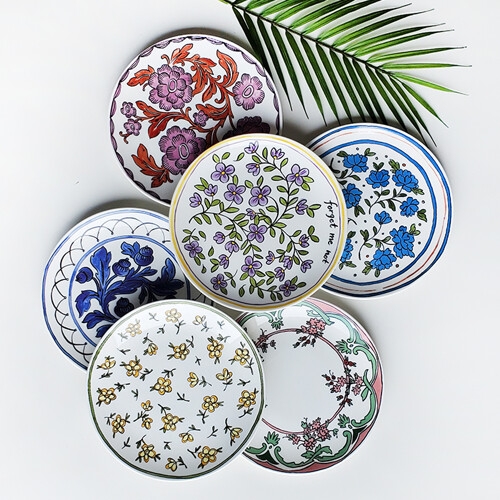 몰리해치 8인치 접시 6종