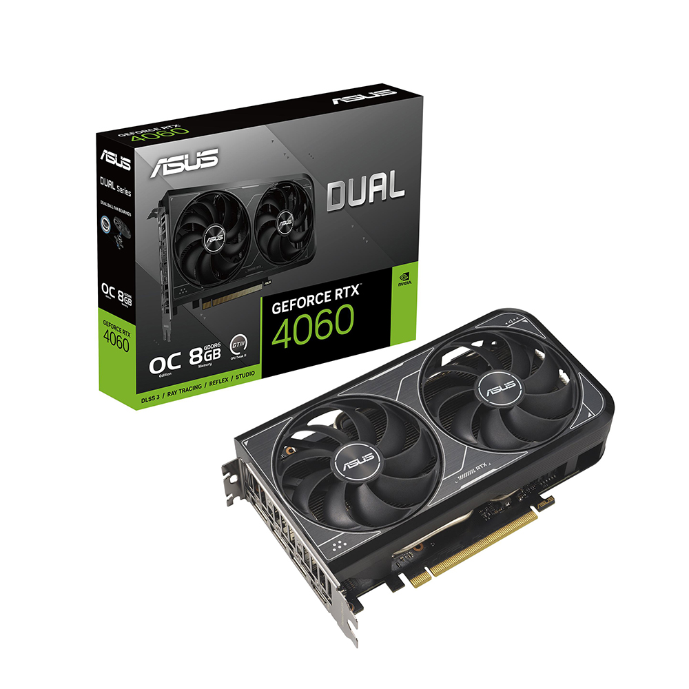 ASUS DUAL 지포스 RTX 4060 V2 O8G OC D6 8GB 인텍앤컴퍼니_이미지