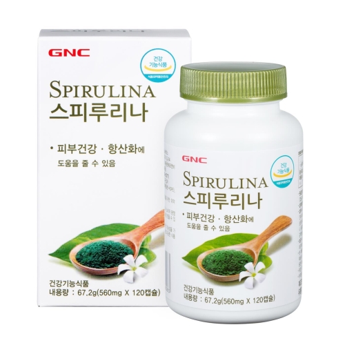 GNC 스피루리나 120정