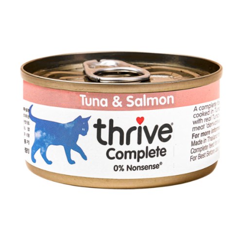 쓰라이브 컴플리트 참치&연어 캔 75g (1개)_이미지