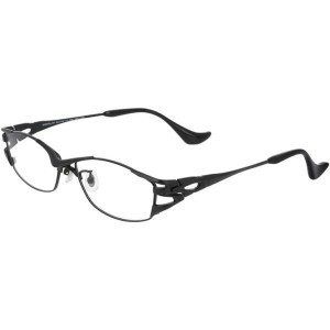 스퀘어형 안경 블랙 SOLID 솔리드 메탈 프레임 도 첨부 안경 도입 맨즈 세련된 dtk5814-140