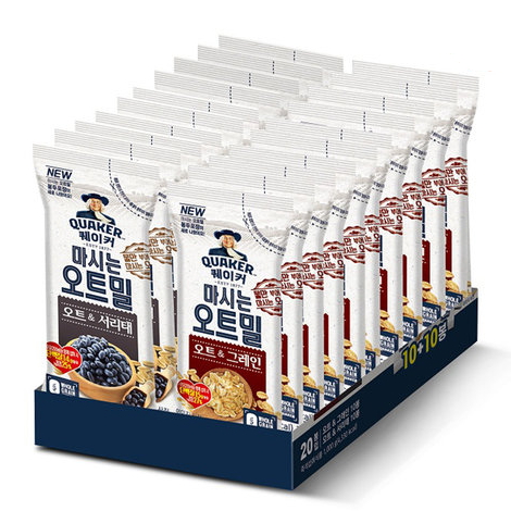 퀘이커 마시는 오트밀 2종 세트 1kg (1개)_이미지