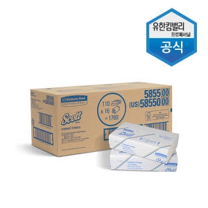 스카트 콤팩트 핸드타월 (110매)_이미지