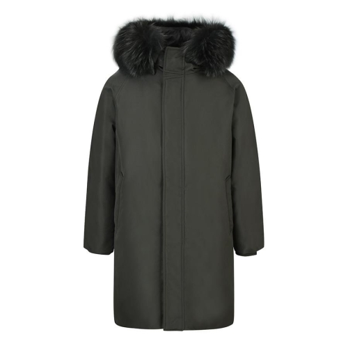 지이크 남성 구스다운 하프 패딩점퍼_DJX6356_이미지