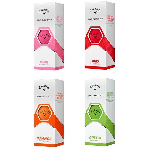 캘러웨이 2023 슈퍼소프트 23 (무광컬러공, 6개)_이미지