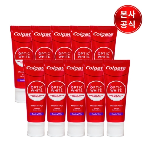 콜게이트 옵틱화이트 다즐링 민트 치약 100g (10개)_이미지