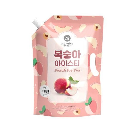 한국맥널티 복숭아 아이스티 1L (12개)_이미지
