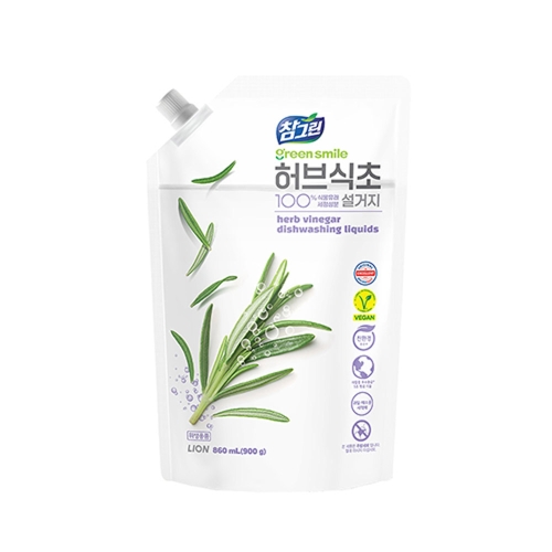 참그린 허브식초 리필 900g (860ml) (1개)_이미지
