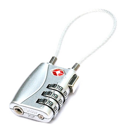 티엔티트래블기어 TNT TSA인증 와이어 자물쇠 013_이미지