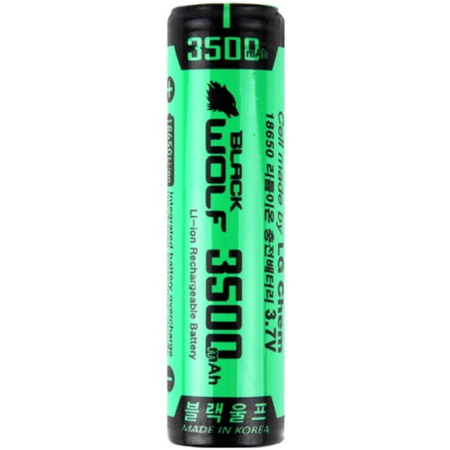 스나이퍼코리아 블랙울프 리튬이온 18650 3500mAh 벌크이미지입니다. 누르면 해당 게시물로 새창이동합니다.