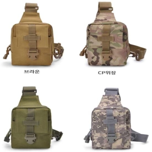 오너클랜 남성크로스백 밀리터리 다용도 숄더 미니 슬링백