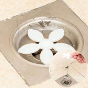하수구 머리카락 청소트랩 걸음망뚜껑 벽걸이 실내화/신발정리대_이미지