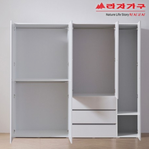라자가구 비바 키큰 모노 광폭 서랍옷장형 옷장세트 2200_이미지