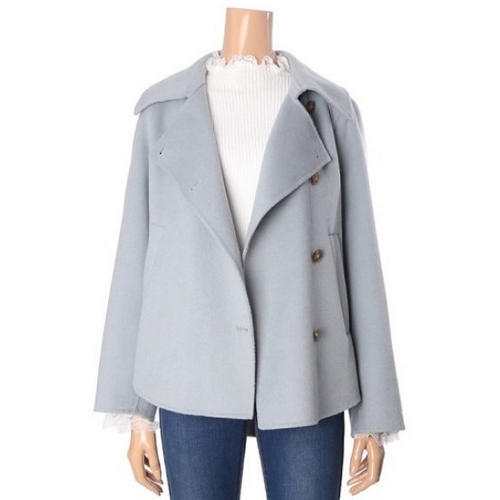 지지피엑스 사선 여밈 단추 모직 자켓 GKDCJK940F_이미지