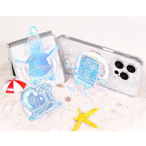 스폰지밥 맥세이프 홀로그램 그립톡