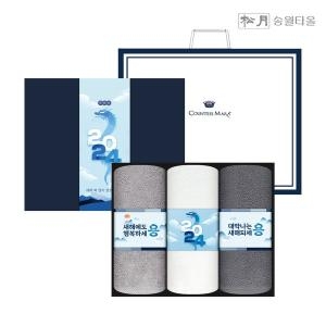 송월타월 2024 신년 청룡 호텔타올 선물세트 150g (3장)_이미지