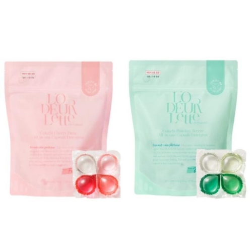 컬러핏 올인원 캡슐세제 체리 플뢰르 30개입+ 파우더리 브리즈 30개입