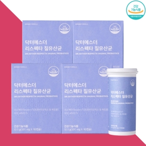  에스더포뮬러 닥터에스더 리스펙타 질유산균 350mg 30캡슐 [4개]