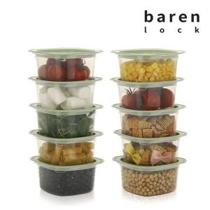  바른락 전자렌지용기 300ml 연그린 [10개] 상품이미지