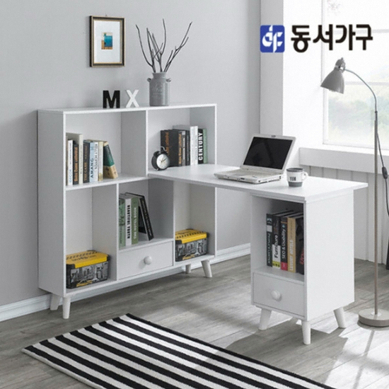 동서가구 네오 프리미엄 책상 책장 세트