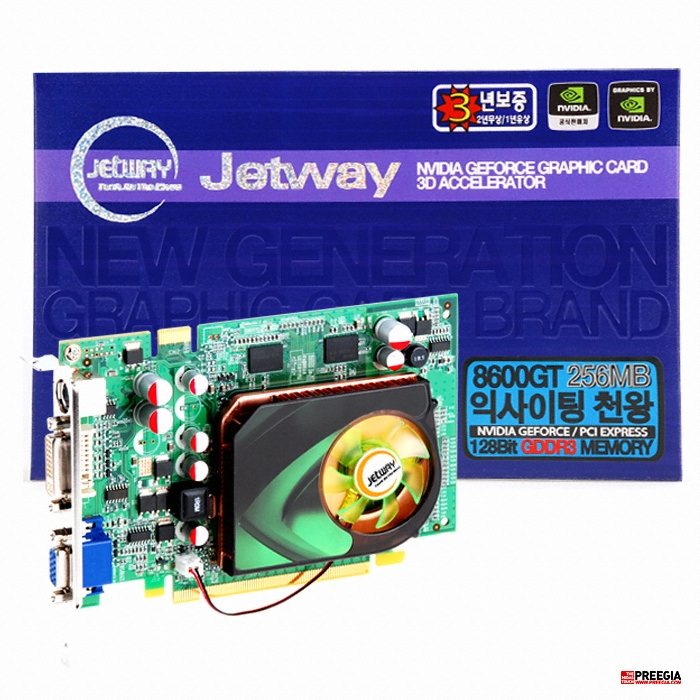 JETWAY ������ 8600GT �ͻ����� õ�� DDR3 256MB