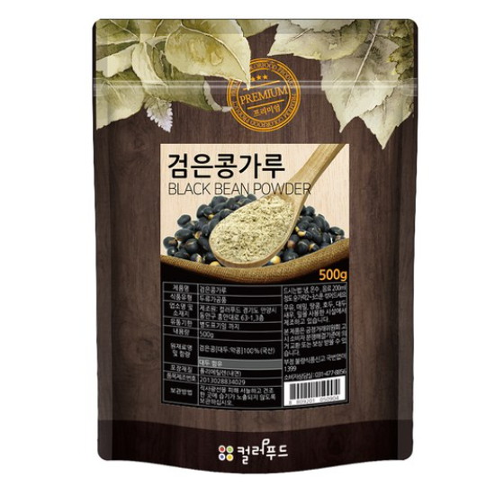 컬러푸드 국산 검은콩 가루 500g (1개)_이미지