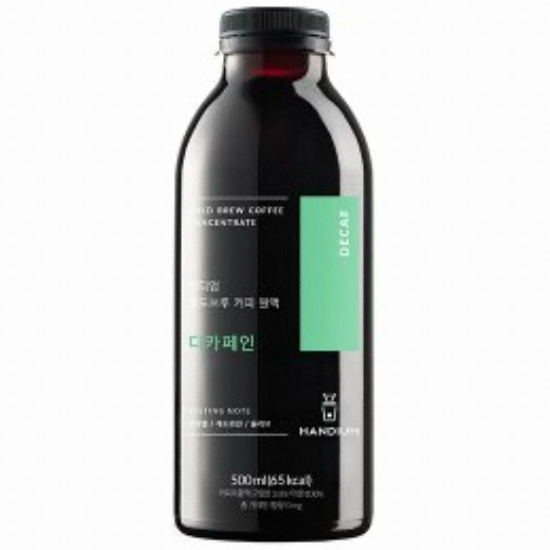 핸디엄 콜드브루 커피 원액 디카페인 500ml (4개)_이미지