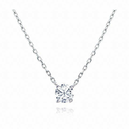 GP그룹 리즈다이아몬드 솔리테어 0.1ct(1부) 다이아몬드 목걸이
