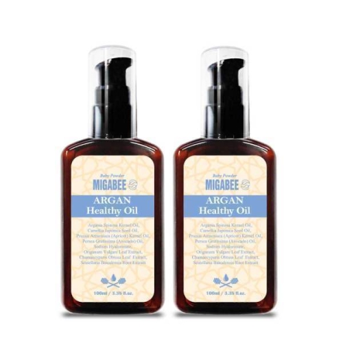 미가비 아르간 헬씨 오일 베이비파우더 100ml (2개)