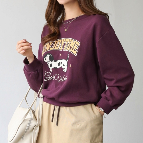 피핀 강아지 프린트 맨투맨 111657