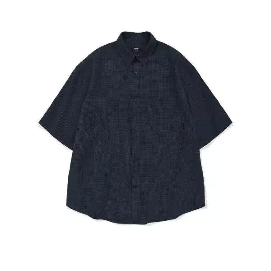 카네이테이 KANEITEI CHECK HALF SHIRT NAVY K26H-TOS-595-NA 2276245 M