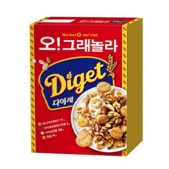 오리온 닥터유 오그래놀라 다이제 250g (4개)_이미지